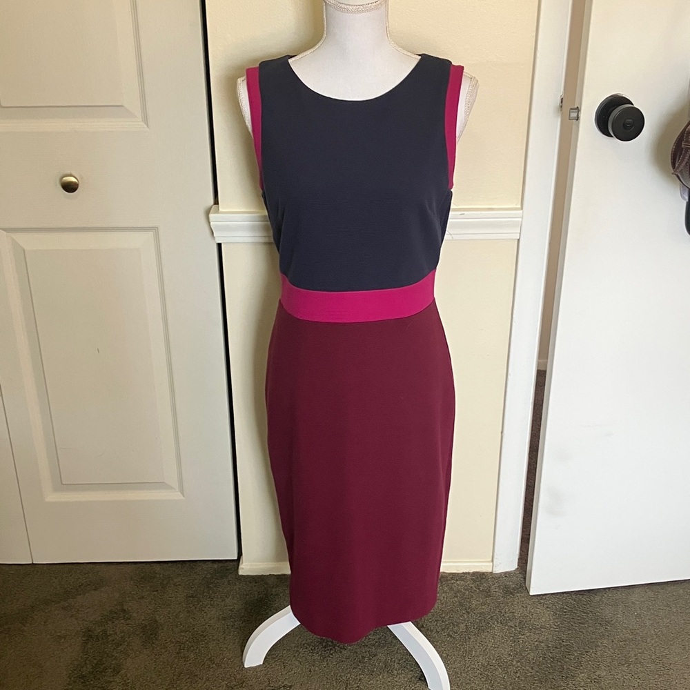 Boden Sleeveless Colorblock Dress 6R